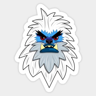 Yeti Head Sticker